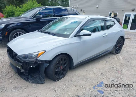 2019 Hyundai Veloster Turbo R-Spec z USA, uszkodzony, nr VIN KMHTH6AB5KU020468